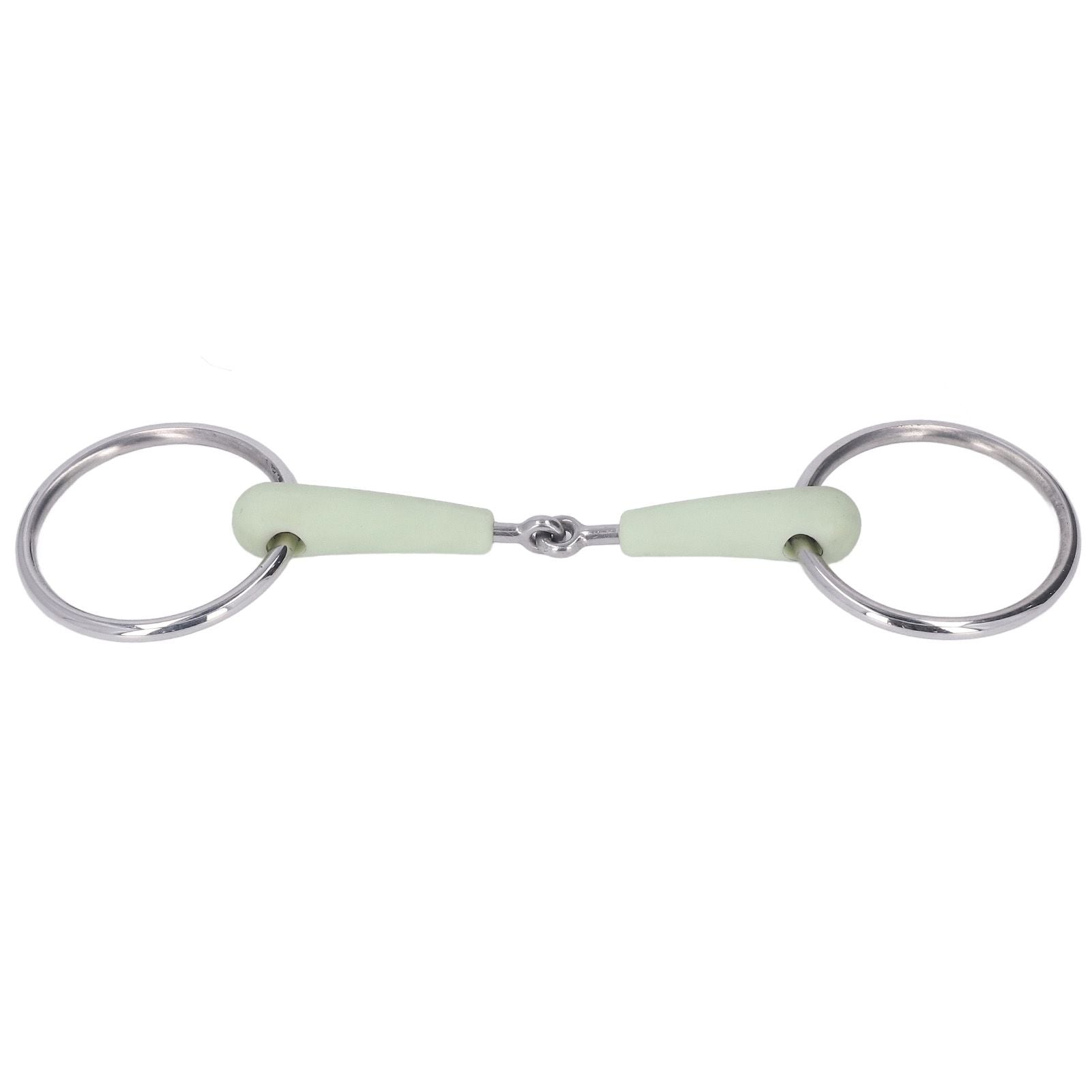130mm Horse Mouth Snaffle with Chain Stainless Steel Horse Bit for Equestrian Training Equipment V1294-YM3111220273911-0421