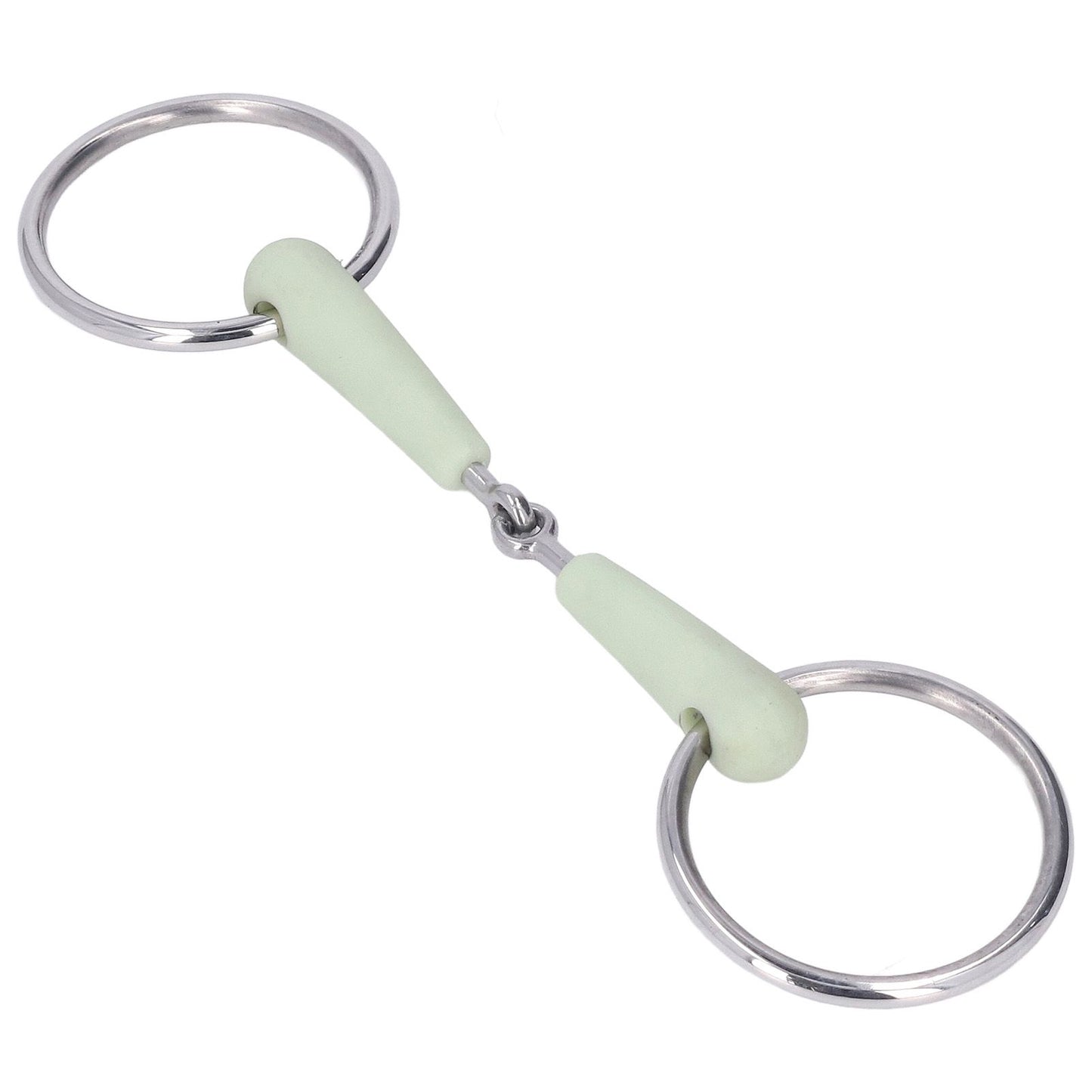 130mm Horse Mouth Snaffle with Chain Stainless Steel Horse Bit for Equestrian Training Equipment V1294-YM3111220273911-0421