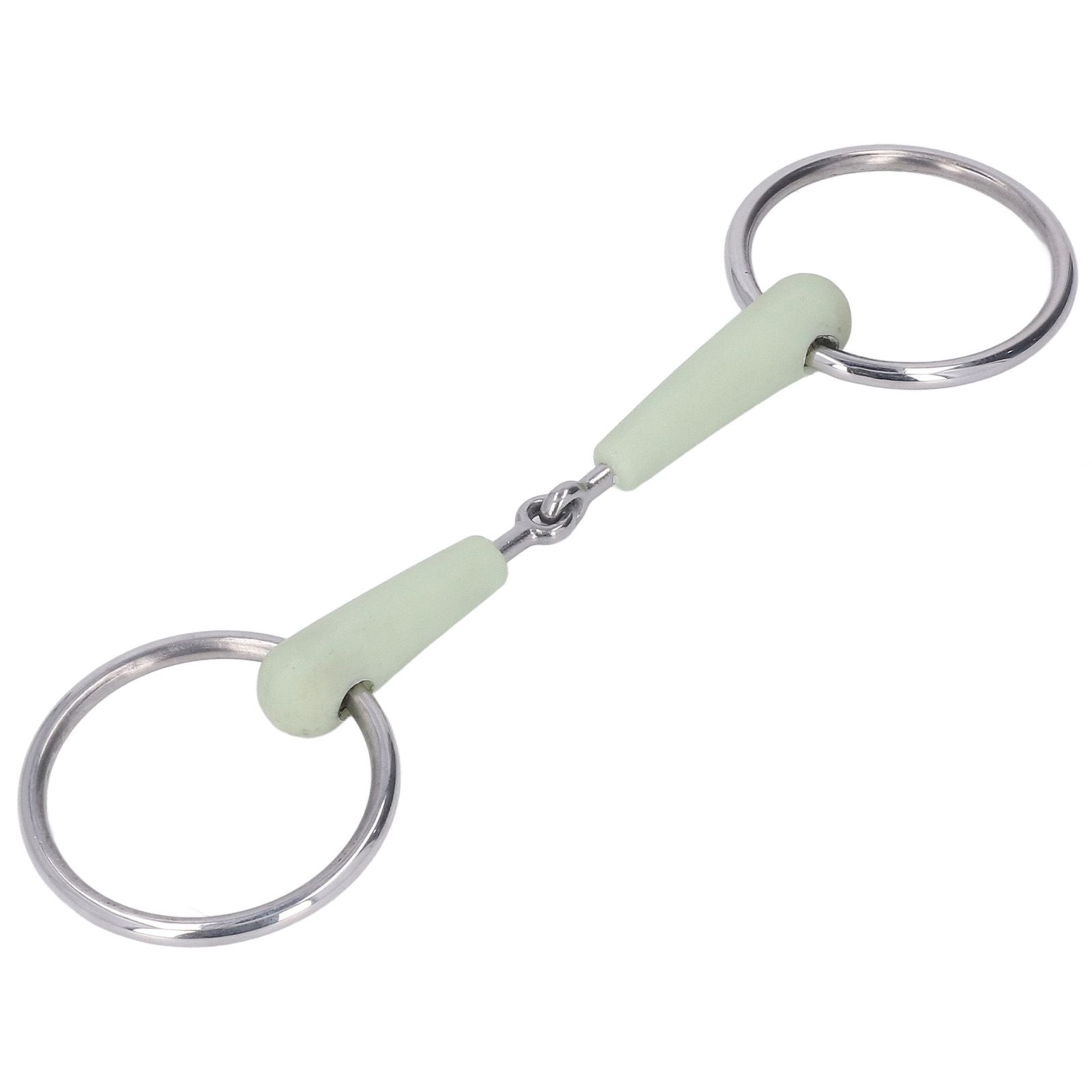 130mm Horse Mouth Snaffle with Chain Stainless Steel Horse Bit for Equestrian Training Equipment V1294-YM3111220273911-0421