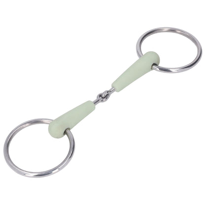 130mm Horse Mouth Snaffle with Chain Stainless Steel Horse Bit for Equestrian Training Equipment V1294-YM3111220273911-0421