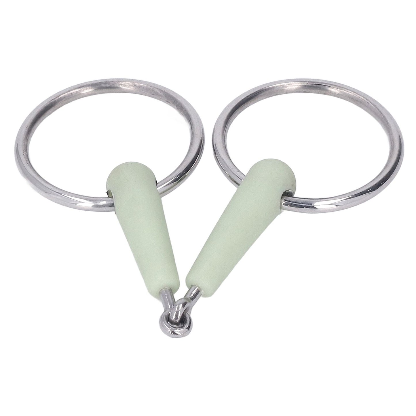 130mm Horse Mouth Snaffle with Chain Stainless Steel Horse Bit for Equestrian Training Equipment V1294-YM3111220273911-0421