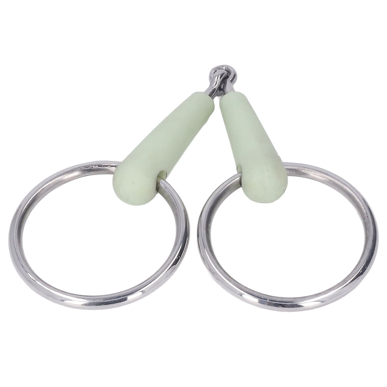 130mm Horse Mouth Snaffle with Chain Stainless Steel Horse Bit for Equestrian Training Equipment V1294-YM3111220273911-0421