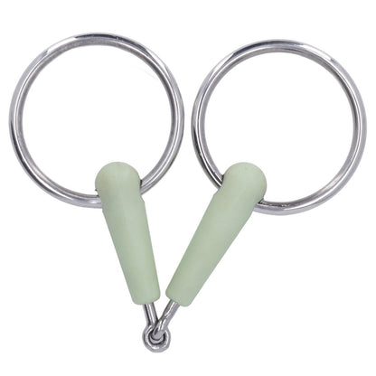 130mm Horse Mouth Snaffle with Chain Stainless Steel Horse Bit for Equestrian Training Equipment V1294-YM3111220273911-0421