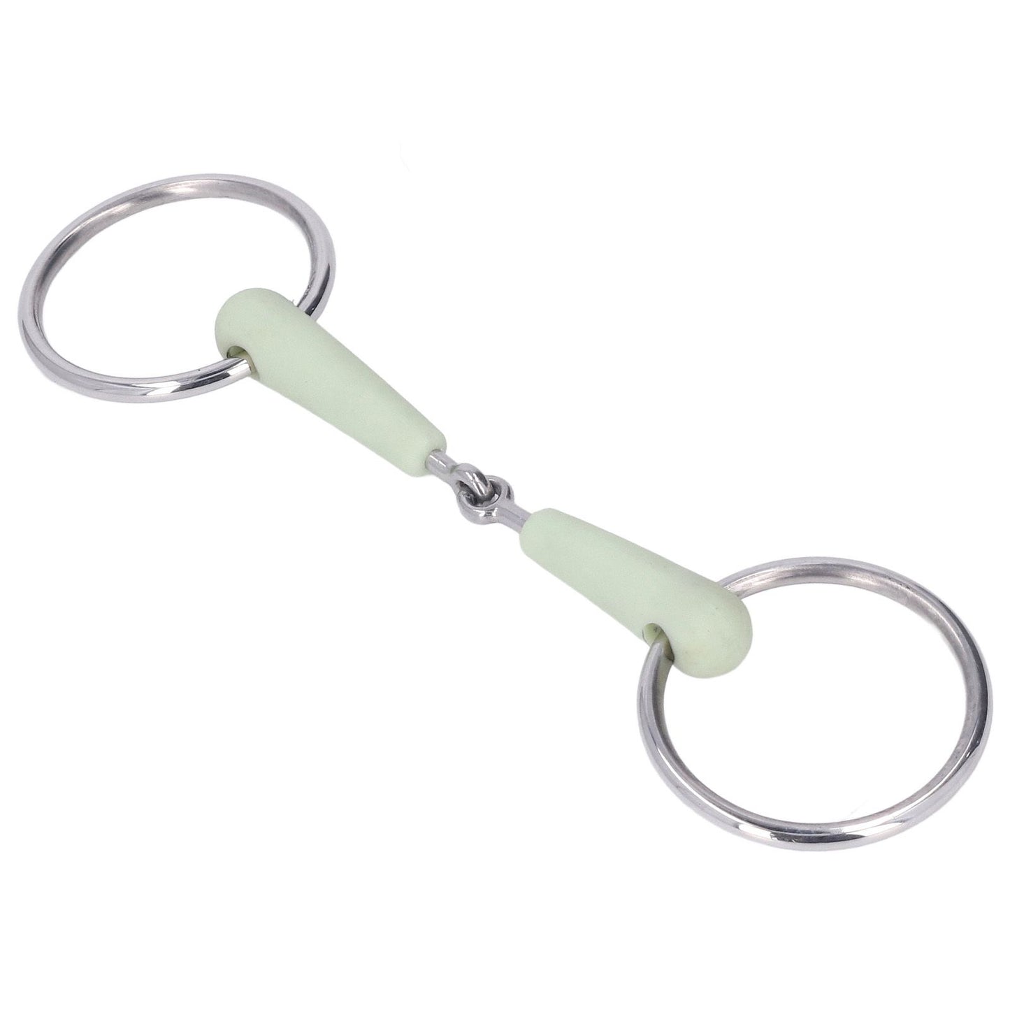 130mm Horse Mouth Snaffle with Chain Stainless Steel Horse Bit for Equestrian Training Equipment V1294-YM3111220273911-0421