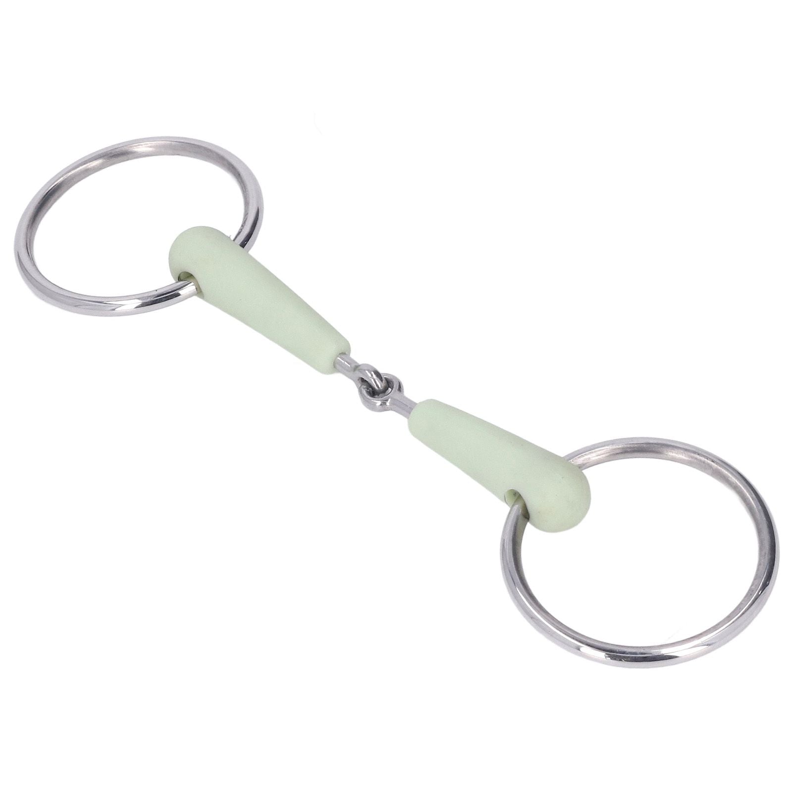130mm Horse Mouth Snaffle with Chain Stainless Steel Horse Bit for Equestrian Training Equipment V1294-YM3111220273911-0421