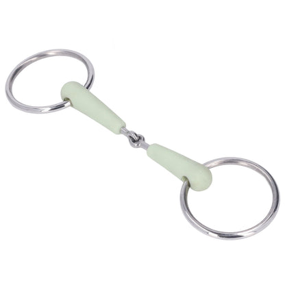 130mm Horse Mouth Snaffle with Chain Stainless Steel Horse Bit for Equestrian Training Equipment V1294-YM3111220273911-0421