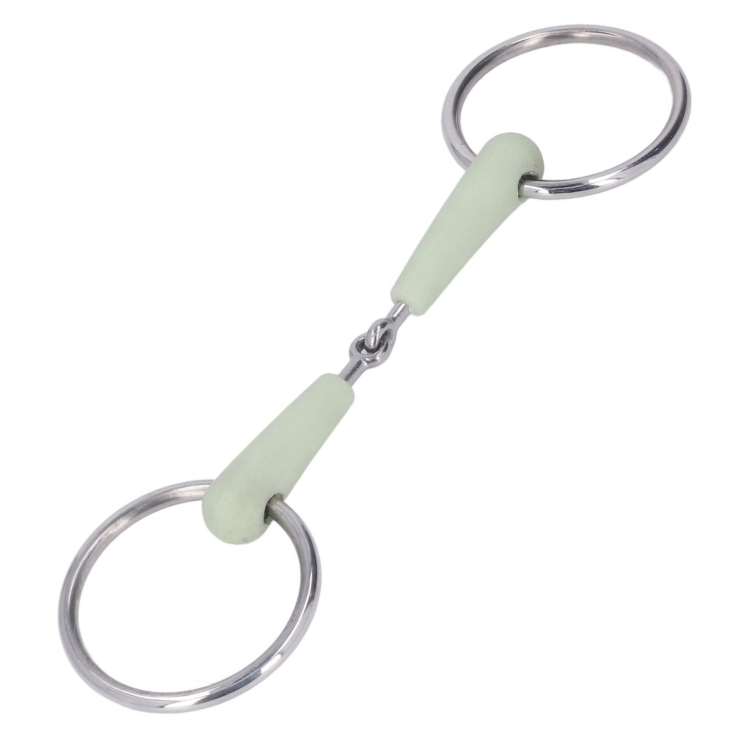130mm Horse Mouth Snaffle with Chain Stainless Steel Horse Bit for Equestrian Training Equipment V1294-YM3111220273911-0421