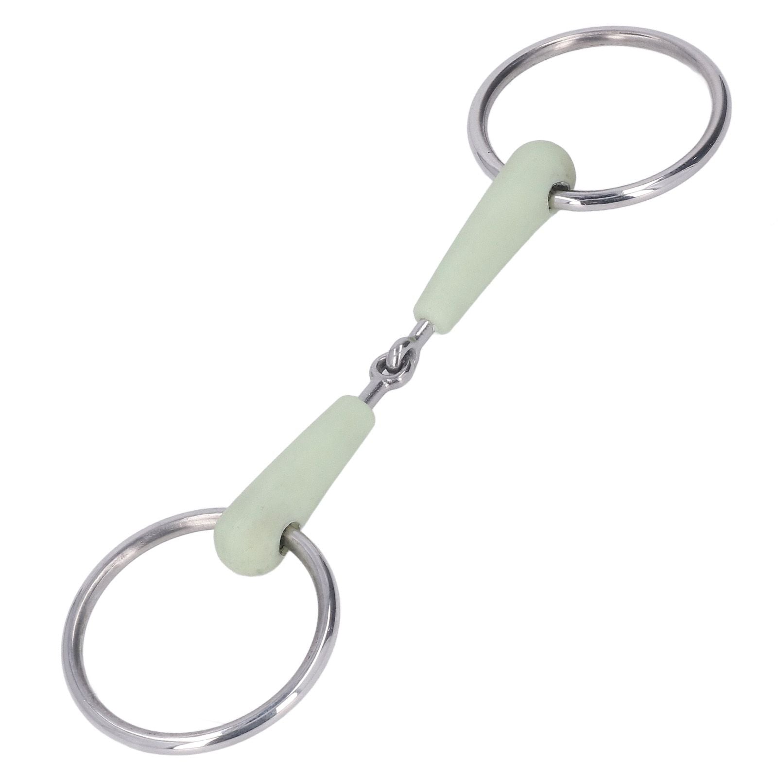 130mm Horse Mouth Snaffle with Chain Stainless Steel Horse Bit for Equestrian Training Equipment V1294-YM3111220273911-0421