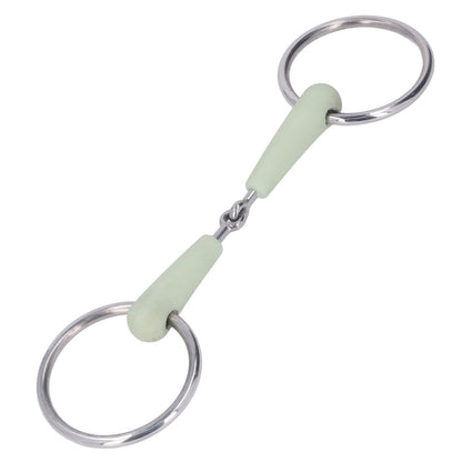 130mm Horse Mouth Snaffle with Chain Stainless Steel Horse Bit for Equestrian Training Equipment V1294-YM3111220273911-0421
