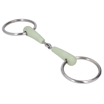 130mm Horse Mouth Snaffle with Chain Stainless Steel Horse Bit for Equestrian Training Equipment V1294-YM3111220273911-0421