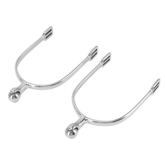 1 Pair Horse Spurs Stainless Steel Western Cowboy Equestrian Boot Spurs for Horse Training Riding V1294-YM3111220275411-0421
