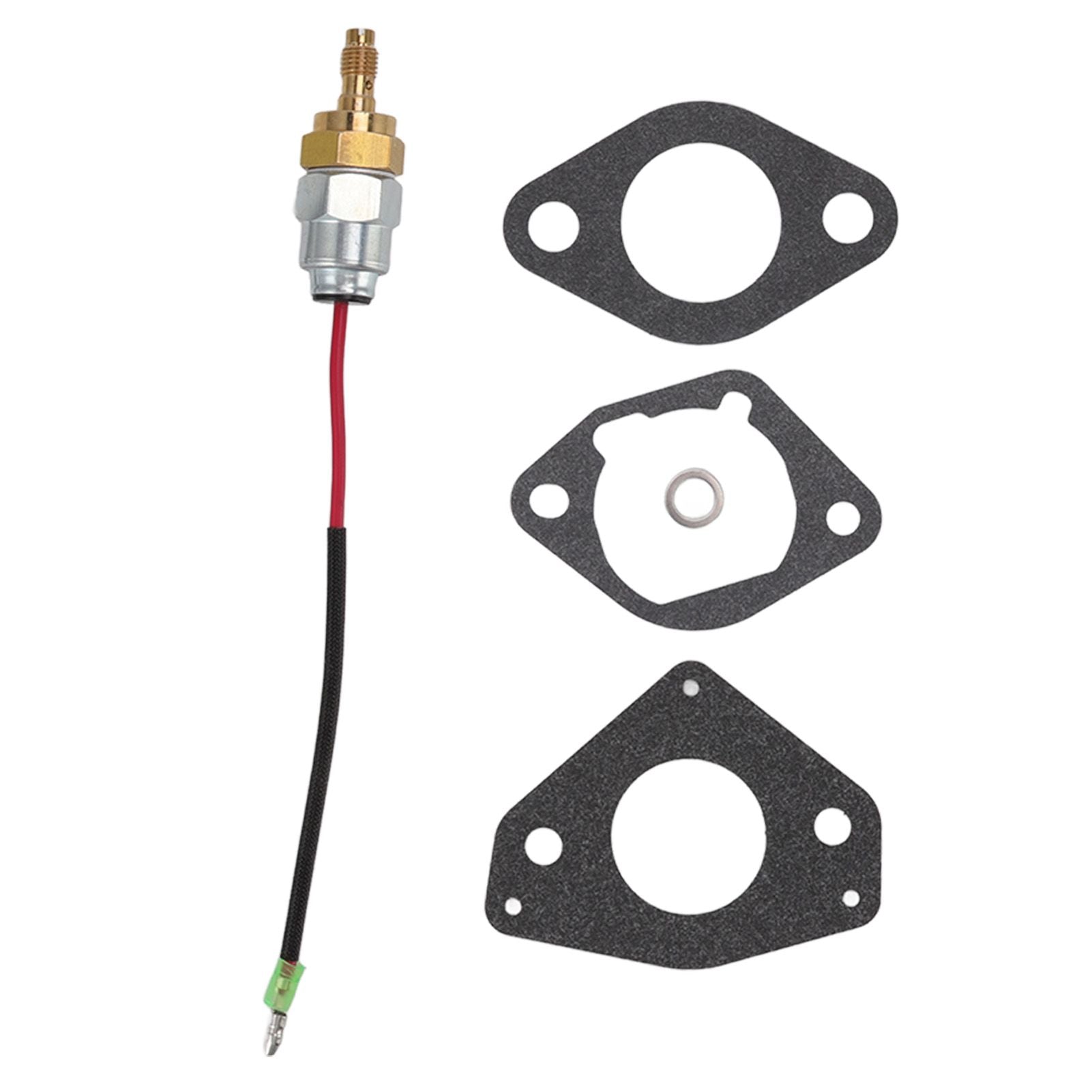 Carburetor Fuel Solenoid Replacement 24 757 45 S with Gaskets For Kohler Command and Courage Engines V1294-YM3111220276711-0421