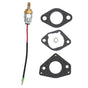 Carburetor Fuel Solenoid Replacement 24 757 45 S with Gaskets For Kohler Command and Courage Engines V1294-YM3111220276711-0421