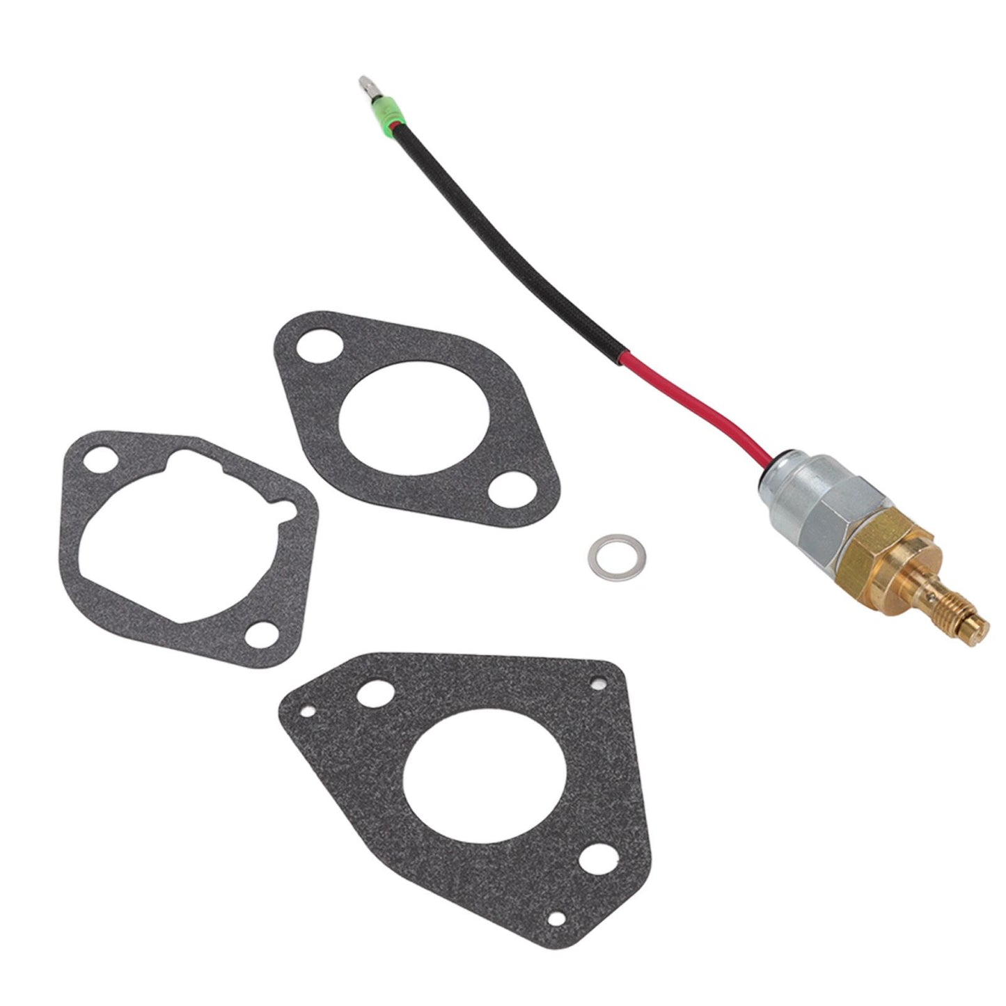Carburetor Fuel Solenoid Replacement 24 757 45 S with Gaskets For Kohler Command and Courage Engines V1294-YM3111220276711-0421
