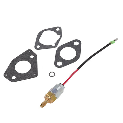 Carburetor Fuel Solenoid Replacement 24 757 45 S with Gaskets For Kohler Command and Courage Engines V1294-YM3111220276711-0421