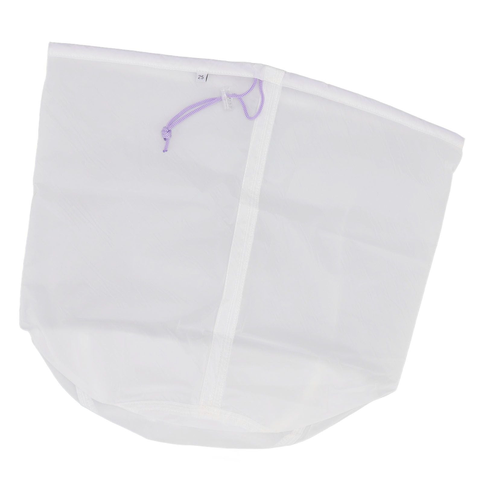 5 Gallons Brew Bags Wine Straining Bag Extra Fine Mesh for Homebrewing Milk Honey Purple (25micro) V1294-YM3111220279011-0421