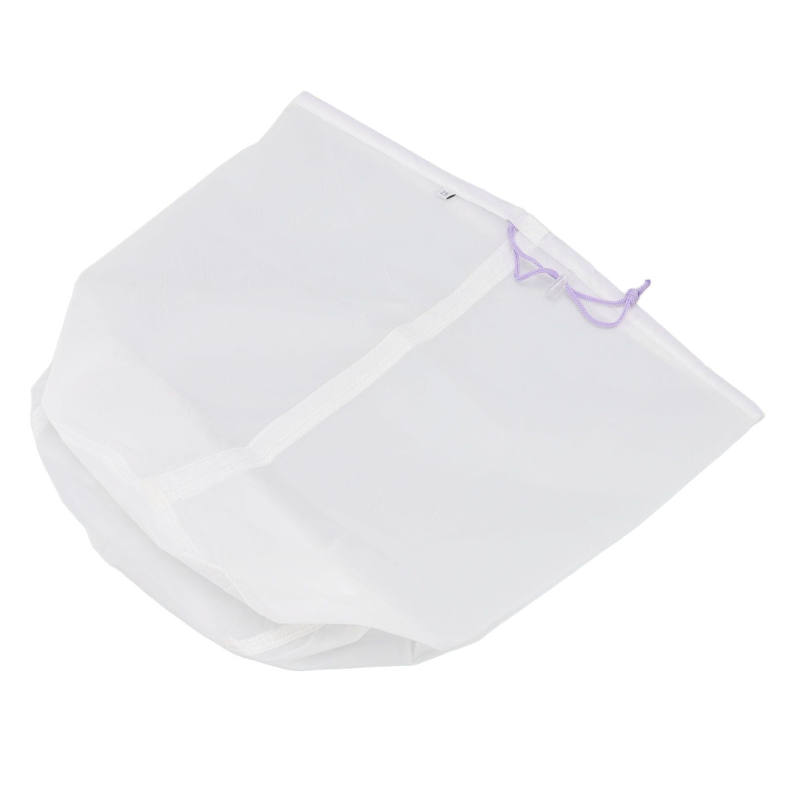 5 Gallons Brew Bags Wine Straining Bag Extra Fine Mesh for Homebrewing Milk Honey Purple (25micro) V1294-YM3111220279011-0421