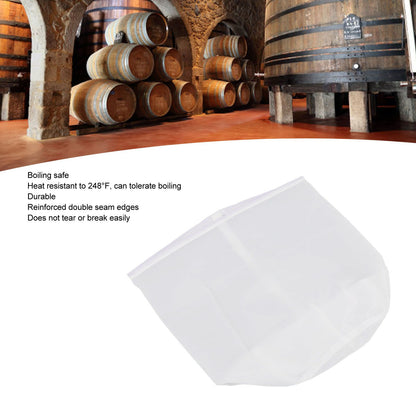 5 Gallons Brew Bags Wine Straining Bag Extra Fine Mesh for Homebrewing Milk Honey Purple (25micro) V1294-YM3111220279011-0421
