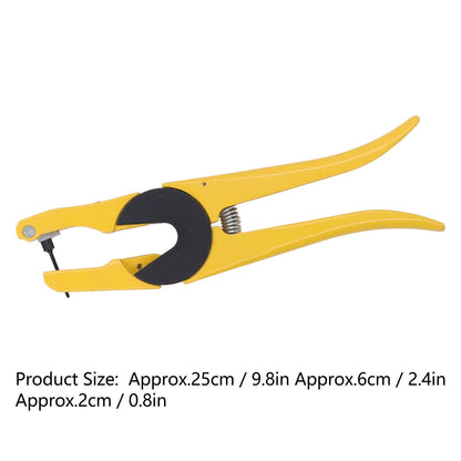 Cow Ear Tag Pliers Single Piece Integrated Bull Ear Marked Pliers Livestock Animal Clamp V1294-YM3111220279111-0421