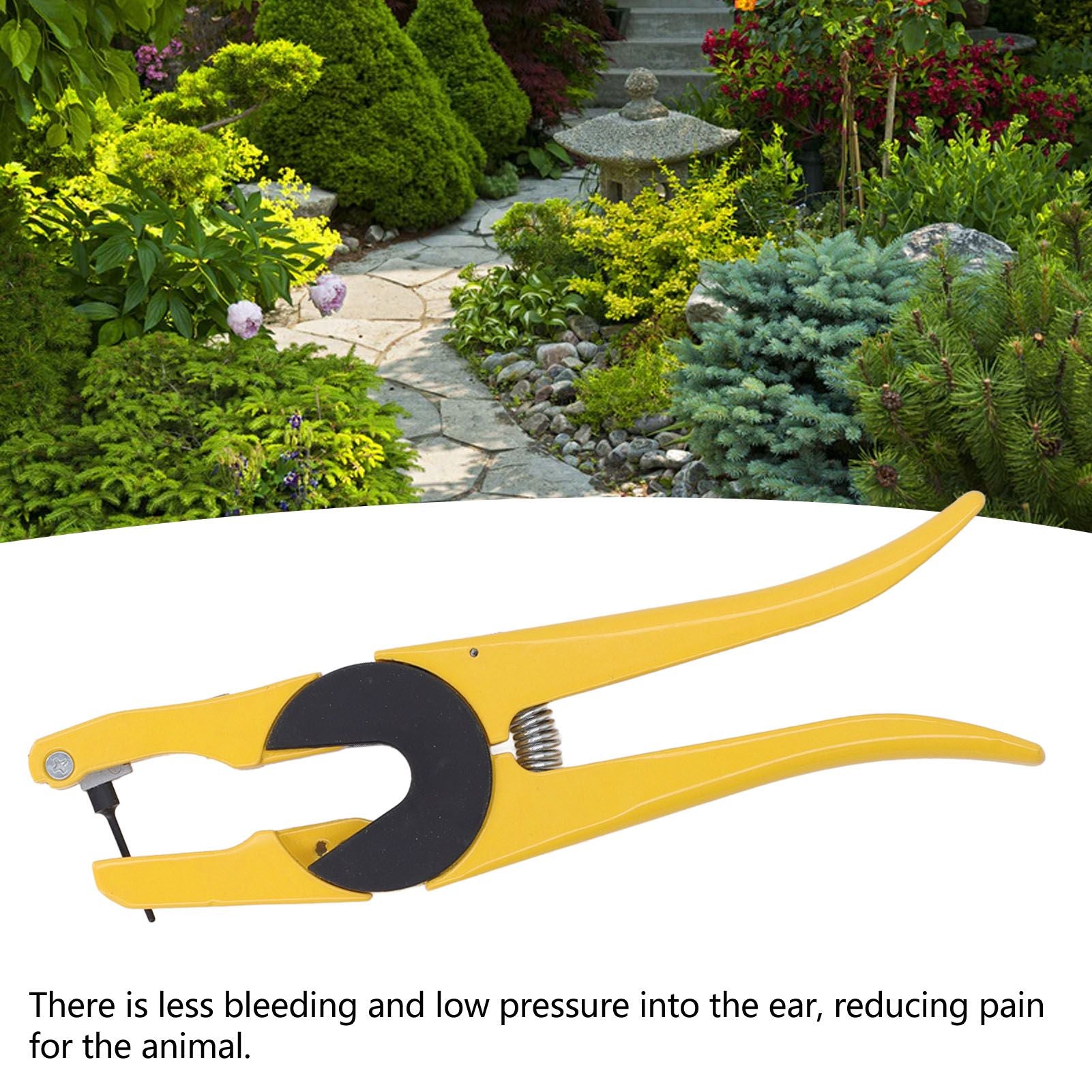 Cow Ear Tag Pliers Single Piece Integrated Bull Ear Marked Pliers Livestock Animal Clamp V1294-YM3111220279111-0421
