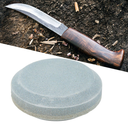 Double Sided Knife Sharpener Multifunctional Round Shape Knife Sharpening Stone for Lawn Mower Blades Machetes V1294-YM3111220279511-0421