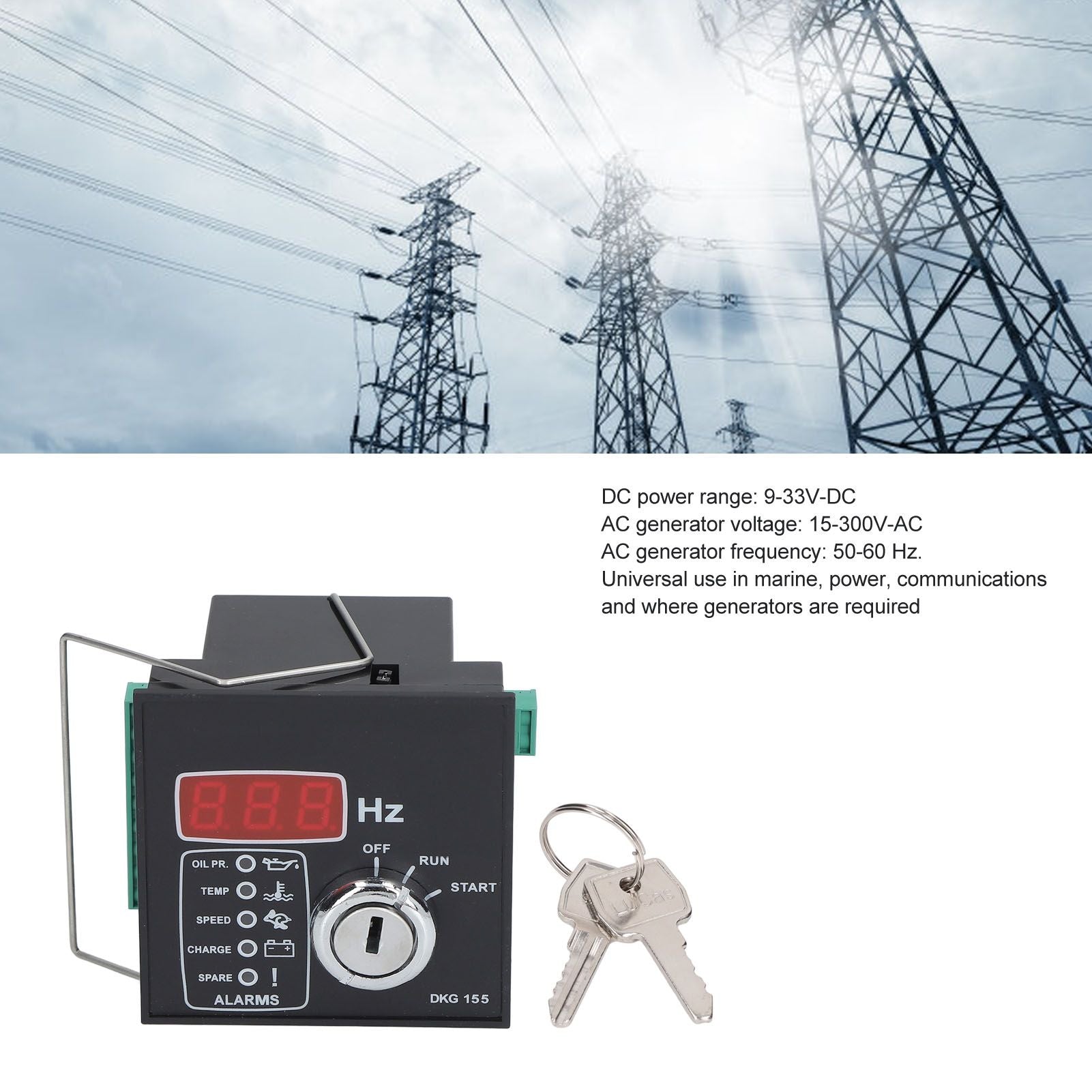 Generator Controller Electronic Generator Controller Module Control Module Replacement for Diesel Engine Or V1294-YM3111220279811-0421
