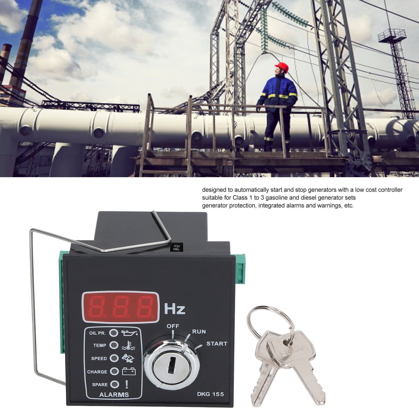 Generator Controller Electronic Generator Controller Module Control Module Replacement for Diesel Engine Or V1294-YM3111220279811-0421