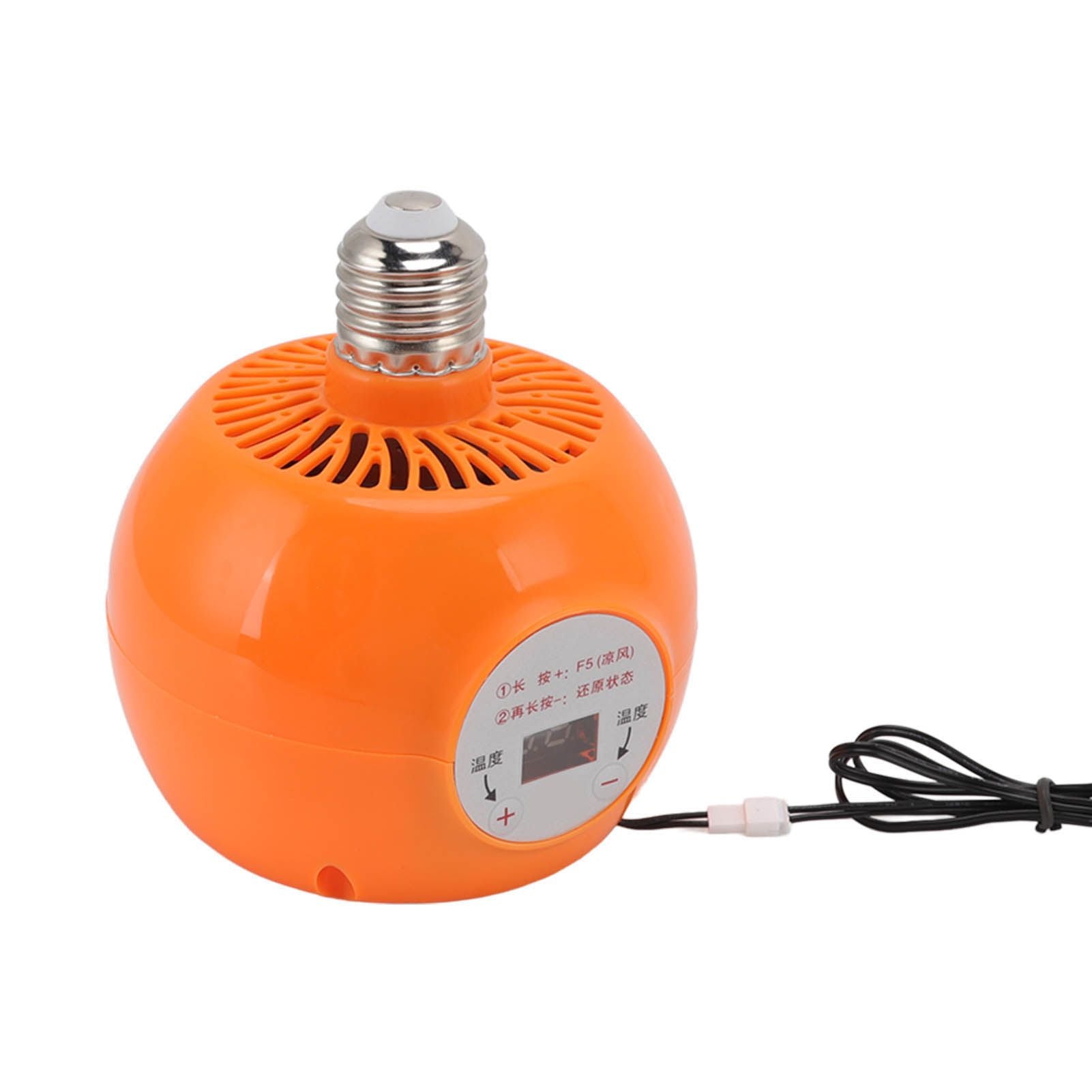 E27 Heating Lamp Auto Constant Temp Adjustable Poultry Heater Lamp for Rabbits Chickens Ducks 150W 220V V1294-YM3111220280811-0421