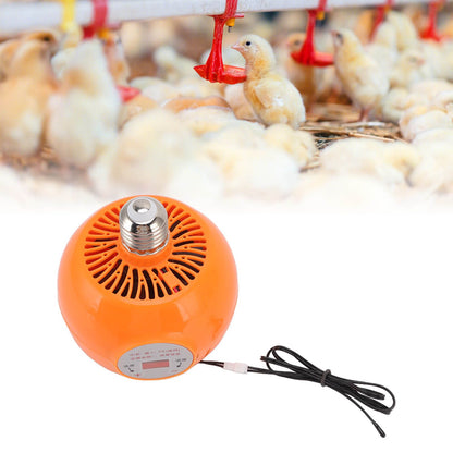 E27 Heating Lamp Auto Constant Temp Adjustable Poultry Heater Lamp for Rabbits Chickens Ducks 150W 220V V1294-YM3111220280811-0421