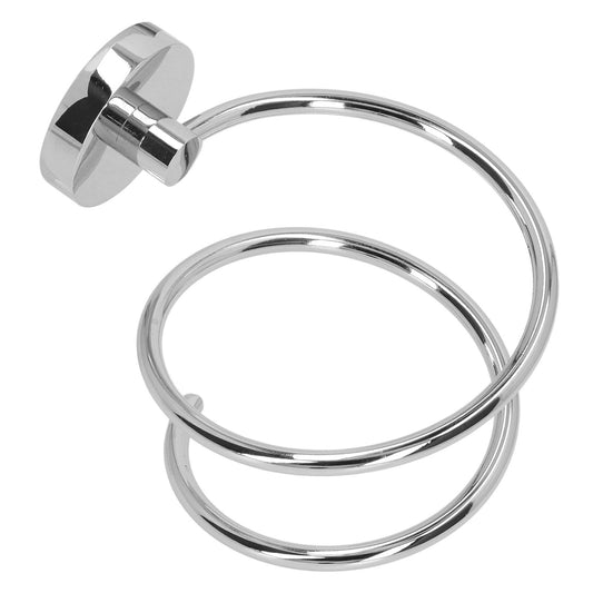 304 Stainless Steel Hair Dryer Rack Keep Tidy Wall Mount Blow Hair Dryer Holder for Bathroom Chrome Plated V1294-YM3112220069111-0421