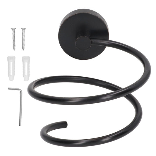 304 Stainless Steel Hair Dryer Rack Keep Tidy Wall Mount Blow Hair Dryer Holder for Bathroom ORB V1294-YM3112220069113-0421