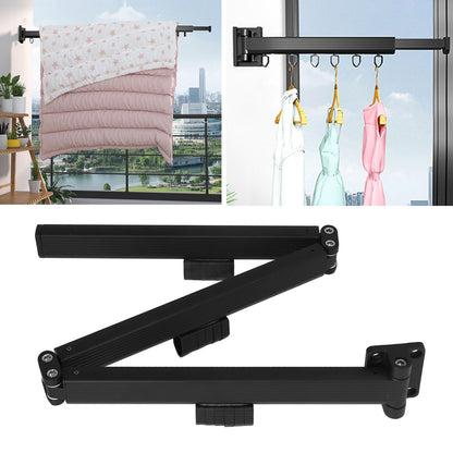 Laundry Drying Rack Retractable 3 Folding Wall Mounted Clothes Drying Rack for Entrance Bedroom Laundry Room V1294-YM3112220069411-0421