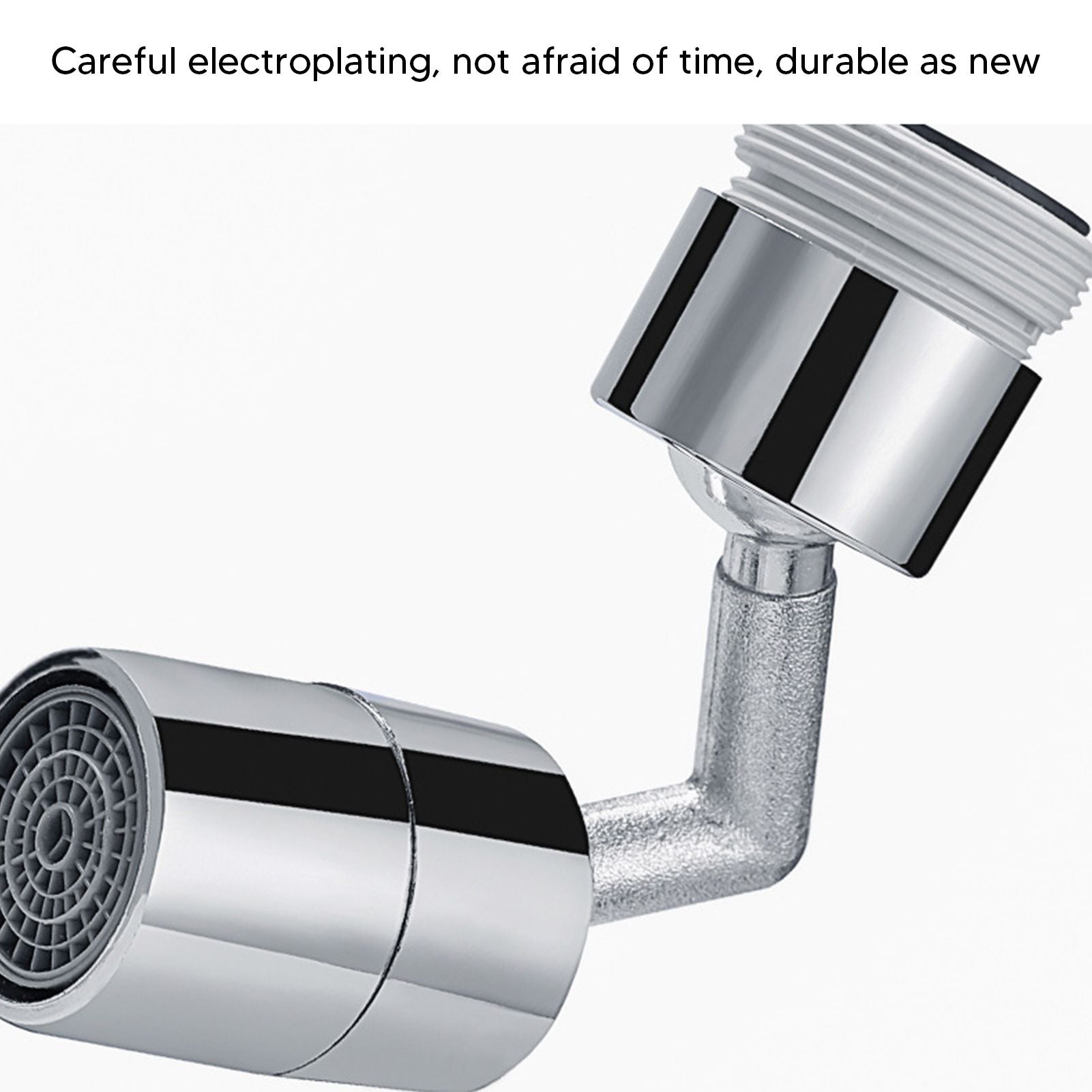 Plastic Faucet Extender 360 Degree Universal Rotating Splashing Proof Tap Aerator for Kitchen Bathroom V1294-YM3112220069911-0421