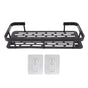 Shower Caddy Single Tier Durable Aluminium Rustproof Sticker Installation Shower Shelf for Bathroom Bedroom V1294-YM3112220070211-0421