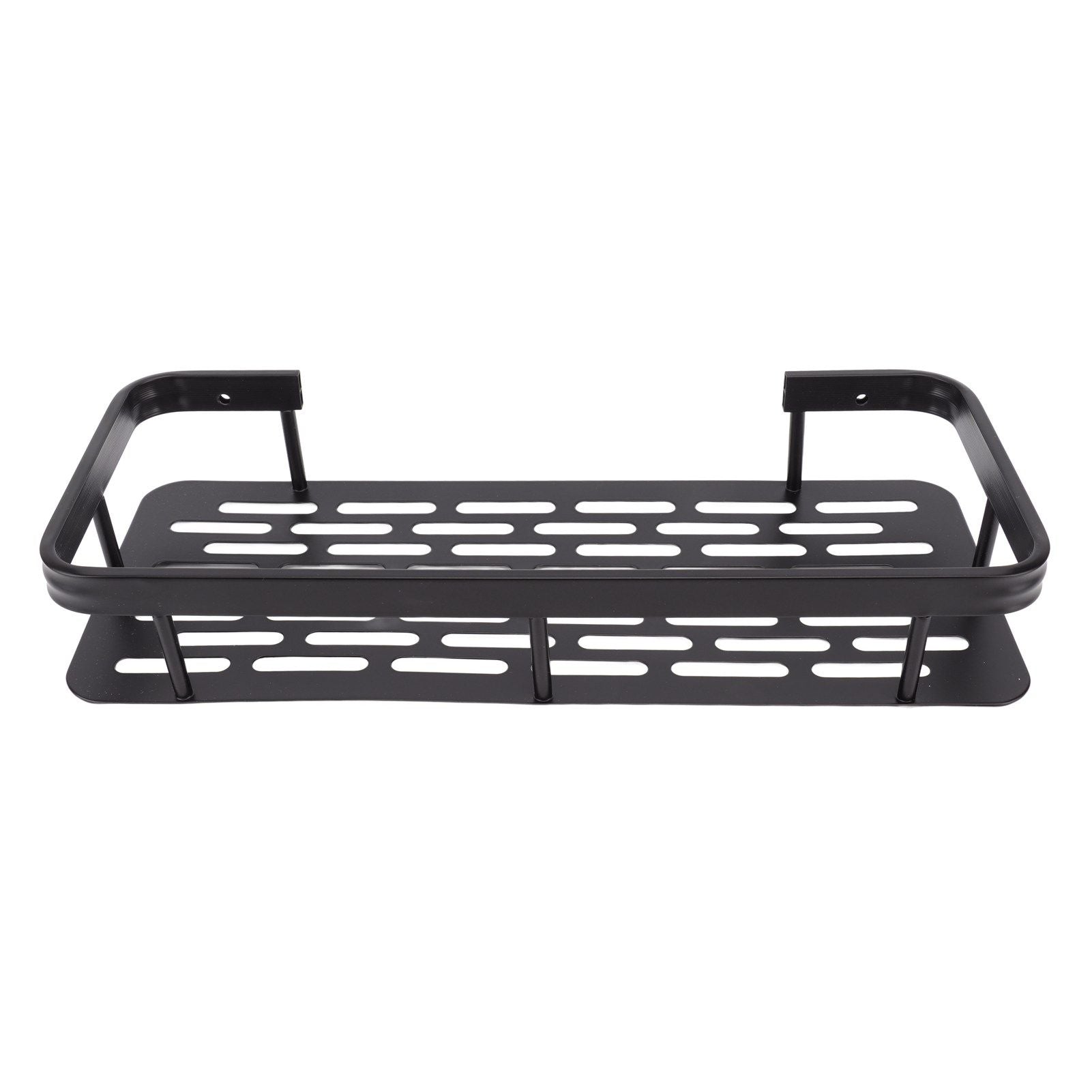 Shower Caddy Single Tier Durable Aluminium Rustproof Sticker Installation Shower Shelf for Bathroom Bedroom V1294-YM3112220070211-0421