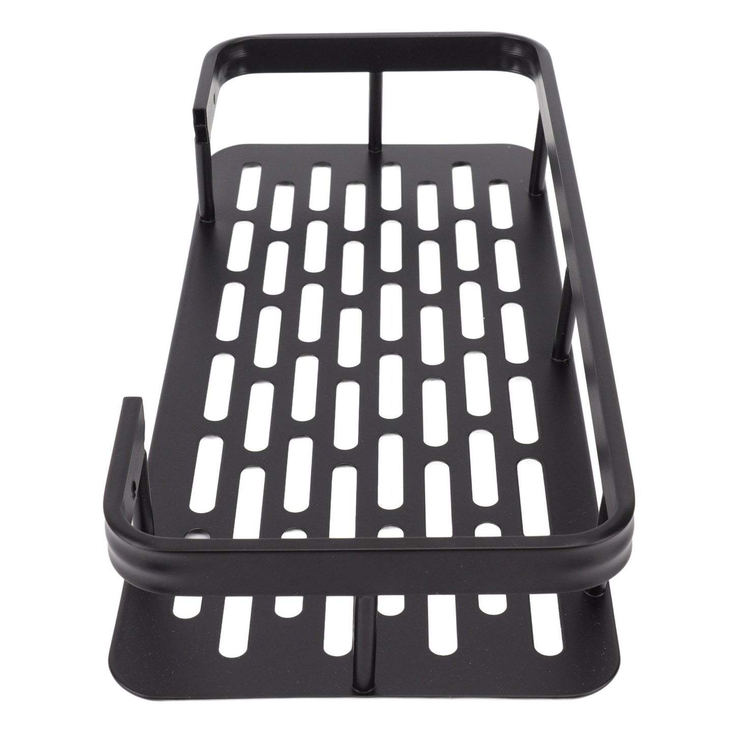 Shower Caddy Single Tier Durable Aluminium Rustproof Sticker Installation Shower Shelf for Bathroom Bedroom V1294-YM3112220070211-0421
