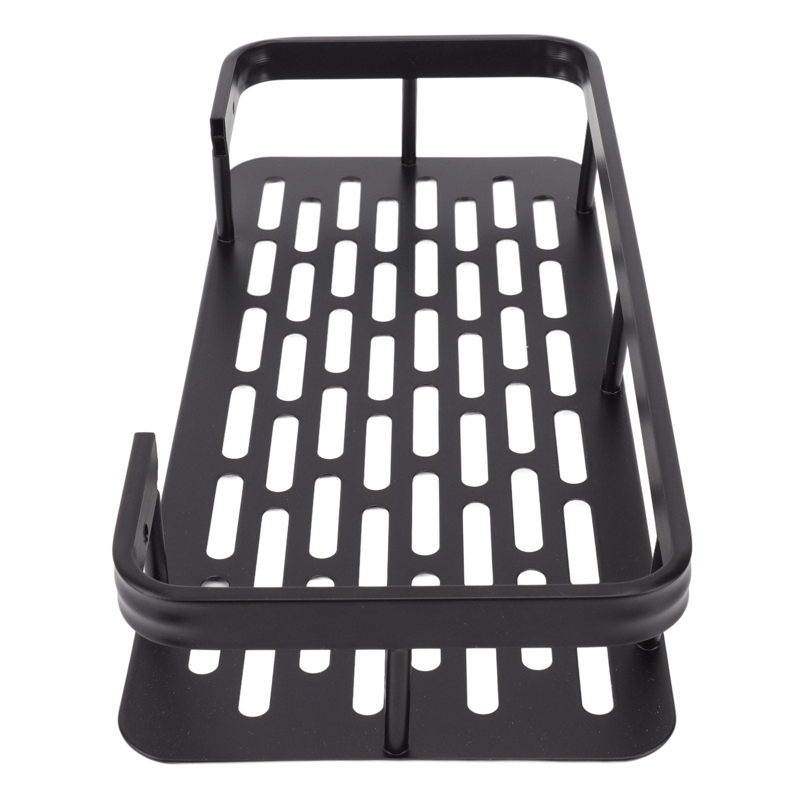 Shower Caddy Single Tier Durable Aluminium Rustproof Sticker Installation Shower Shelf for Bathroom Bedroom V1294-YM3112220070211-0421