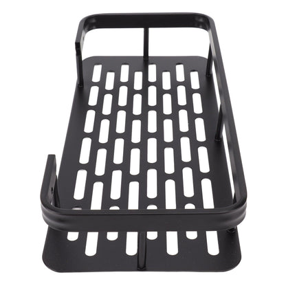 Shower Caddy Single Tier Durable Aluminium Rustproof Sticker Installation Shower Shelf for Bathroom Bedroom V1294-YM3112220070211-0421