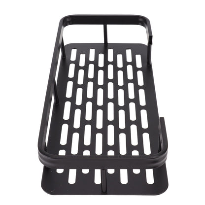 Shower Caddy Single Tier Durable Aluminium Rustproof Sticker Installation Shower Shelf for Bathroom Bedroom V1294-YM3112220070211-0421
