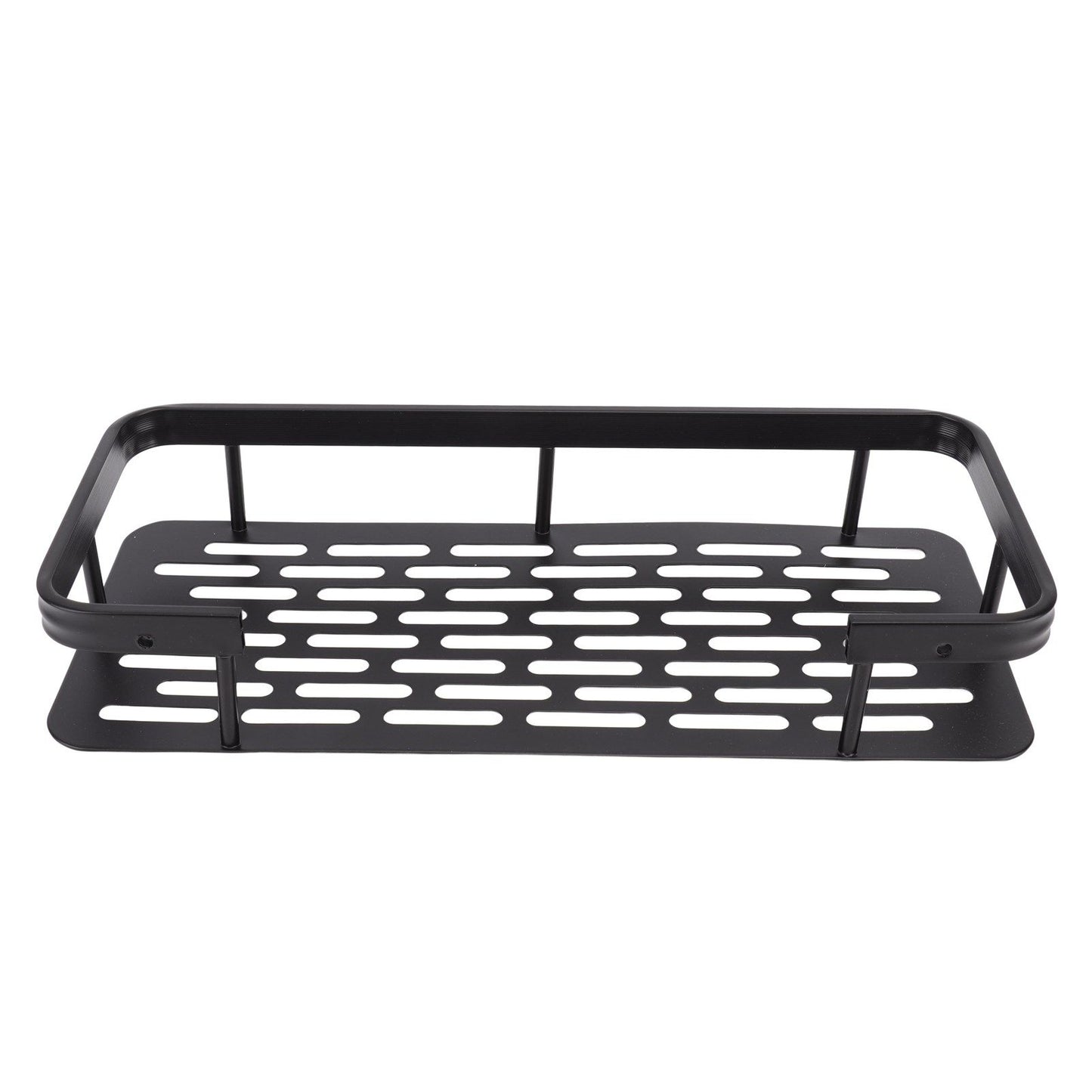 Shower Caddy Single Tier Durable Aluminium Rustproof Sticker Installation Shower Shelf for Bathroom Bedroom V1294-YM3112220070211-0421