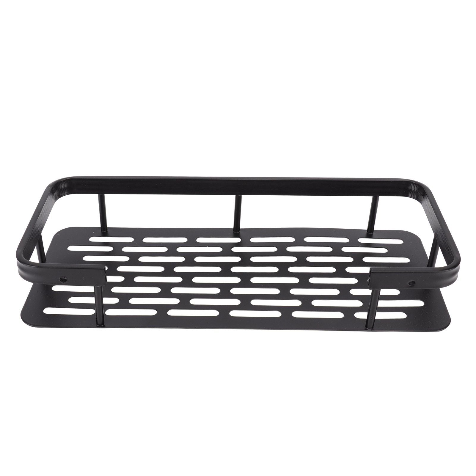 Shower Caddy Single Tier Durable Aluminium Rustproof Sticker Installation Shower Shelf for Bathroom Bedroom V1294-YM3112220070211-0421