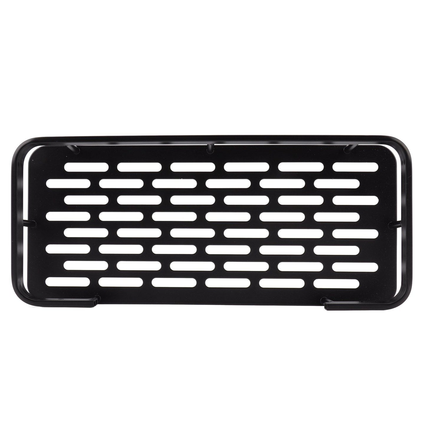 Shower Caddy Single Tier Durable Aluminium Rustproof Sticker Installation Shower Shelf for Bathroom Bedroom V1294-YM3112220070211-0421