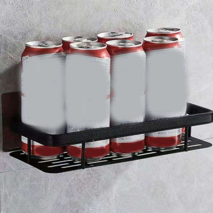 Shower Caddy Single Tier Durable Aluminium Rustproof Sticker Installation Shower Shelf for Bathroom Bedroom V1294-YM3112220070211-0421