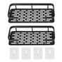 Shower Caddy Double Layer Rectangle Shape Space Saving Aluminum Punching Free Installation Bathroom Supplies V1294-YM3112220070311-0421