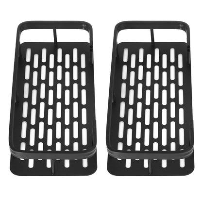 Shower Caddy Double Layer Rectangle Shape Space Saving Aluminum Punching Free Installation Bathroom Supplies V1294-YM3112220070311-0421