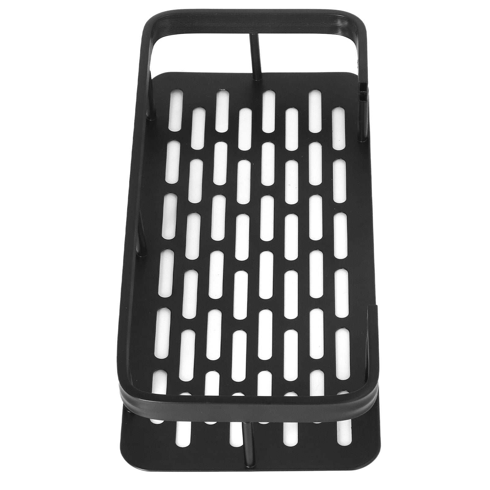 Shower Caddy Double Layer Rectangle Shape Space Saving Aluminum Punching Free Installation Bathroom Supplies V1294-YM3112220070311-0421