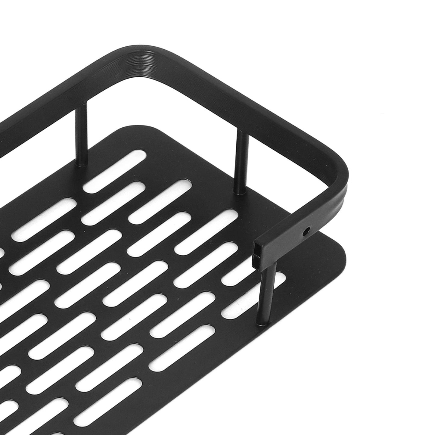 Shower Caddy Double Layer Rectangle Shape Space Saving Aluminum Punching Free Installation Bathroom Supplies V1294-YM3112220070311-0421