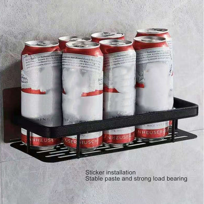 Shower Caddy Double Layer Rectangle Shape Space Saving Aluminum Punching Free Installation Bathroom Supplies V1294-YM3112220070311-0421
