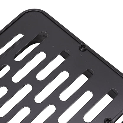 Shower Storage Rack 3 Layers Punch Free Rectangle Aluminum Shower Shelf Basket for Home Bathroom Black V1294-YM3112220070411-0421
