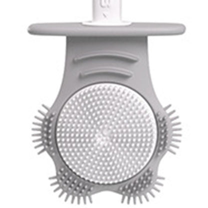 Toilet Brush Dual Color Double Sided Plastic with Detachable Handle Cat Claw Shaped Toilet Cleaning Tool for V1294-YM3112220072911-0421